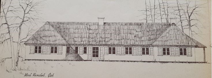 Gimle set fra øst (vandsiden). Foto: Vejle Stadsarkiv