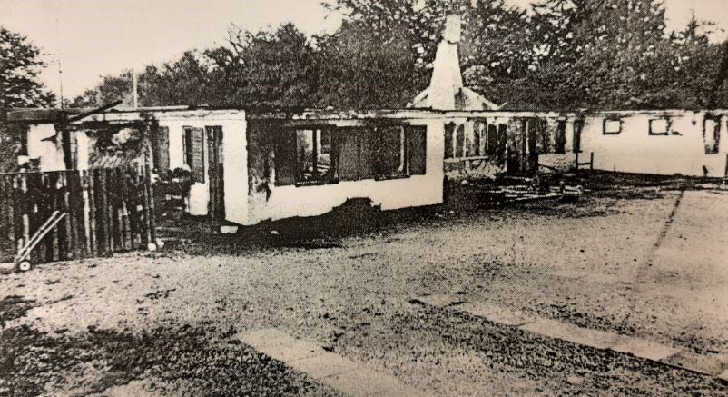 Foto fra Børkop Lokalarkiv, avisudklip fra Fredericia Dagblad